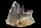 Calcite Crystals Coated With Purple (Yttrofluorite?) Fluorite #177569-1